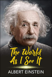 Book cover of The World as I See it