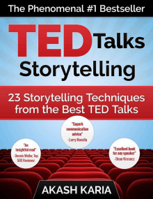 Book cover of TED Talks Storytelling: 23 Storytelling Techniques from the Best TED Talks