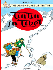 Book cover of Tintin in Tibet