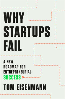 Book cover of Why Startups Fail: A New Roadmap for Entrepreneurial Success