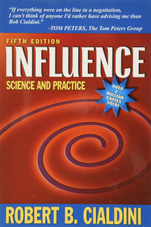 Book cover of Influence: Science and Practice