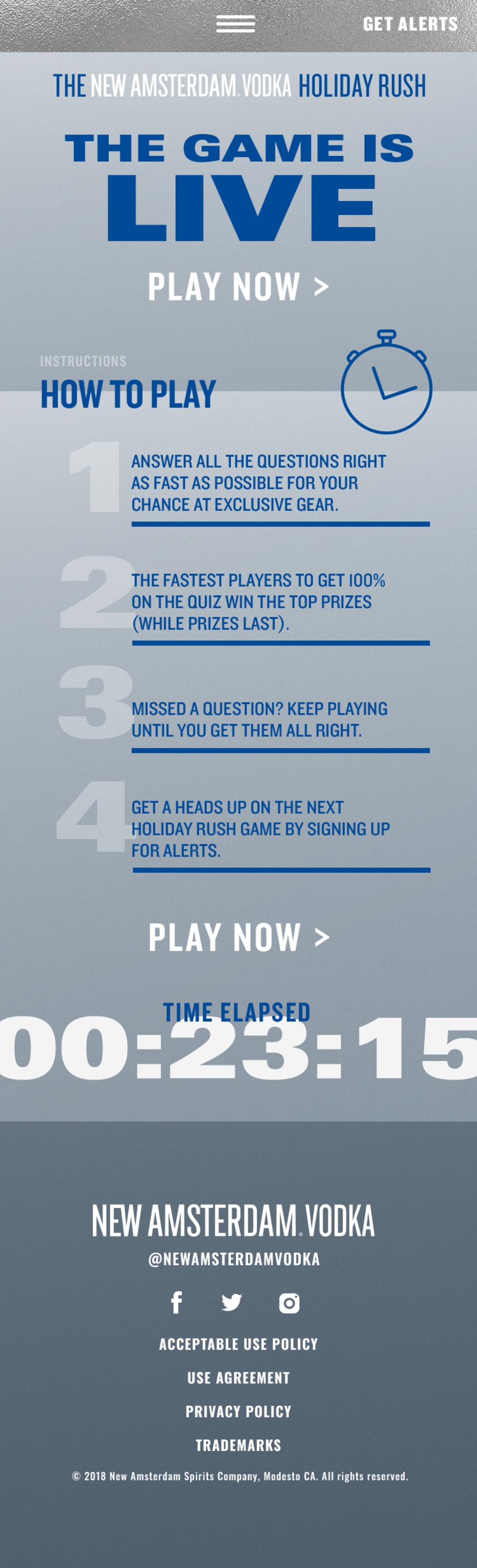 NewAm Mobile Homepage GameLive