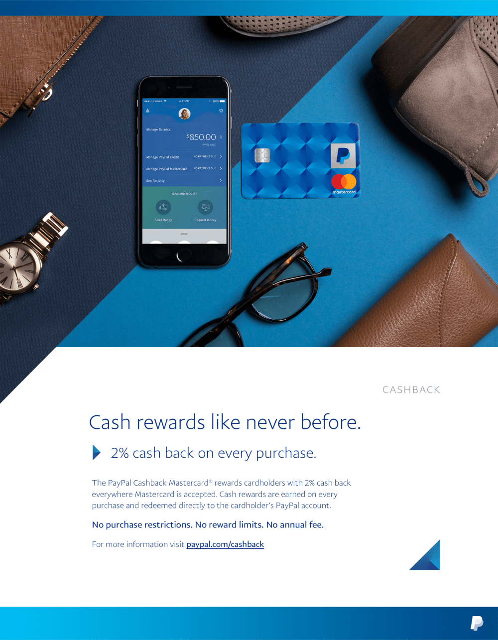 PayPal Cashback Poster