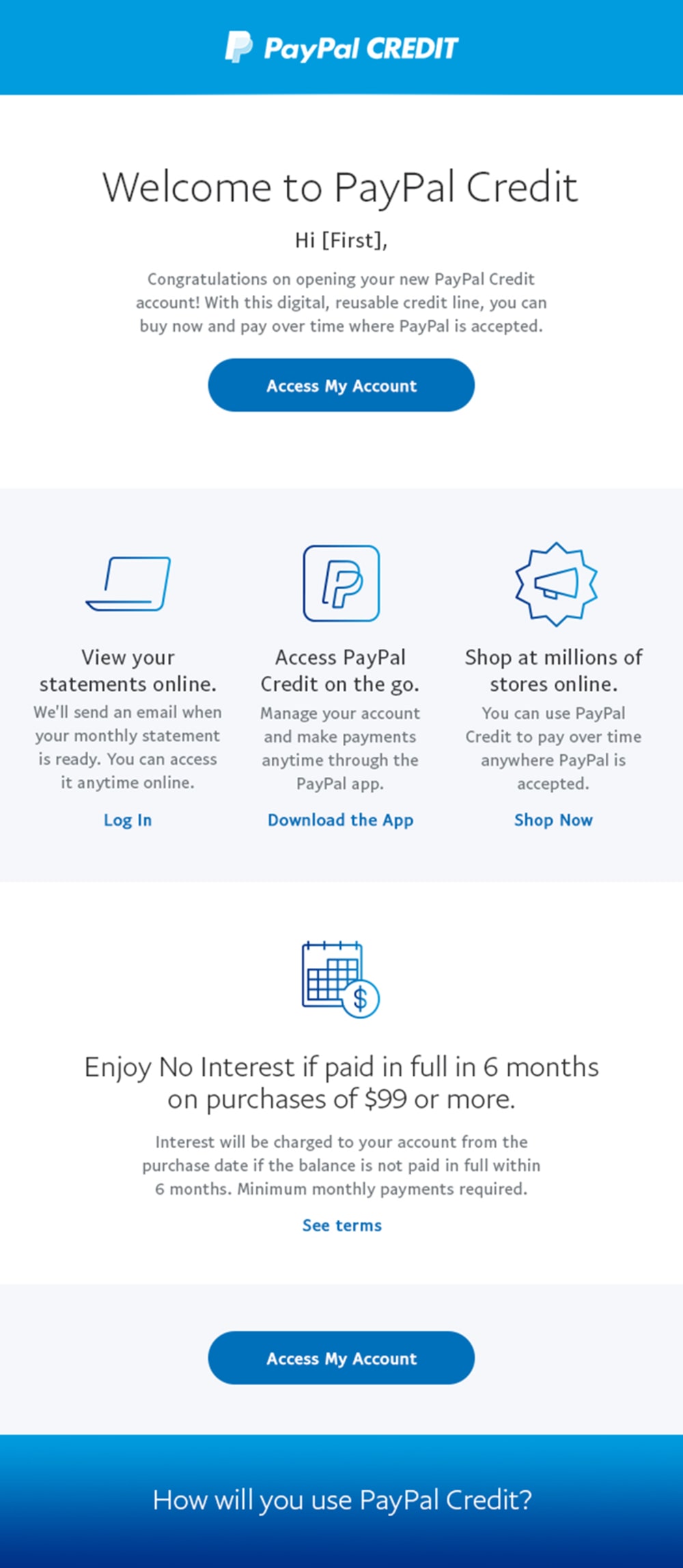 PayPal Credit Carousel 1