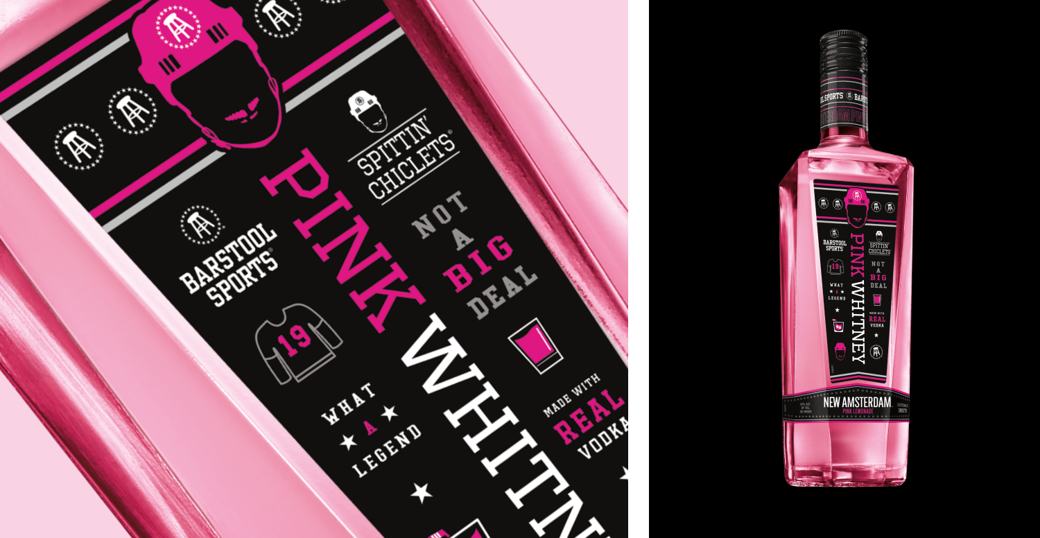 Pink Whitney Vodka Detailed Image