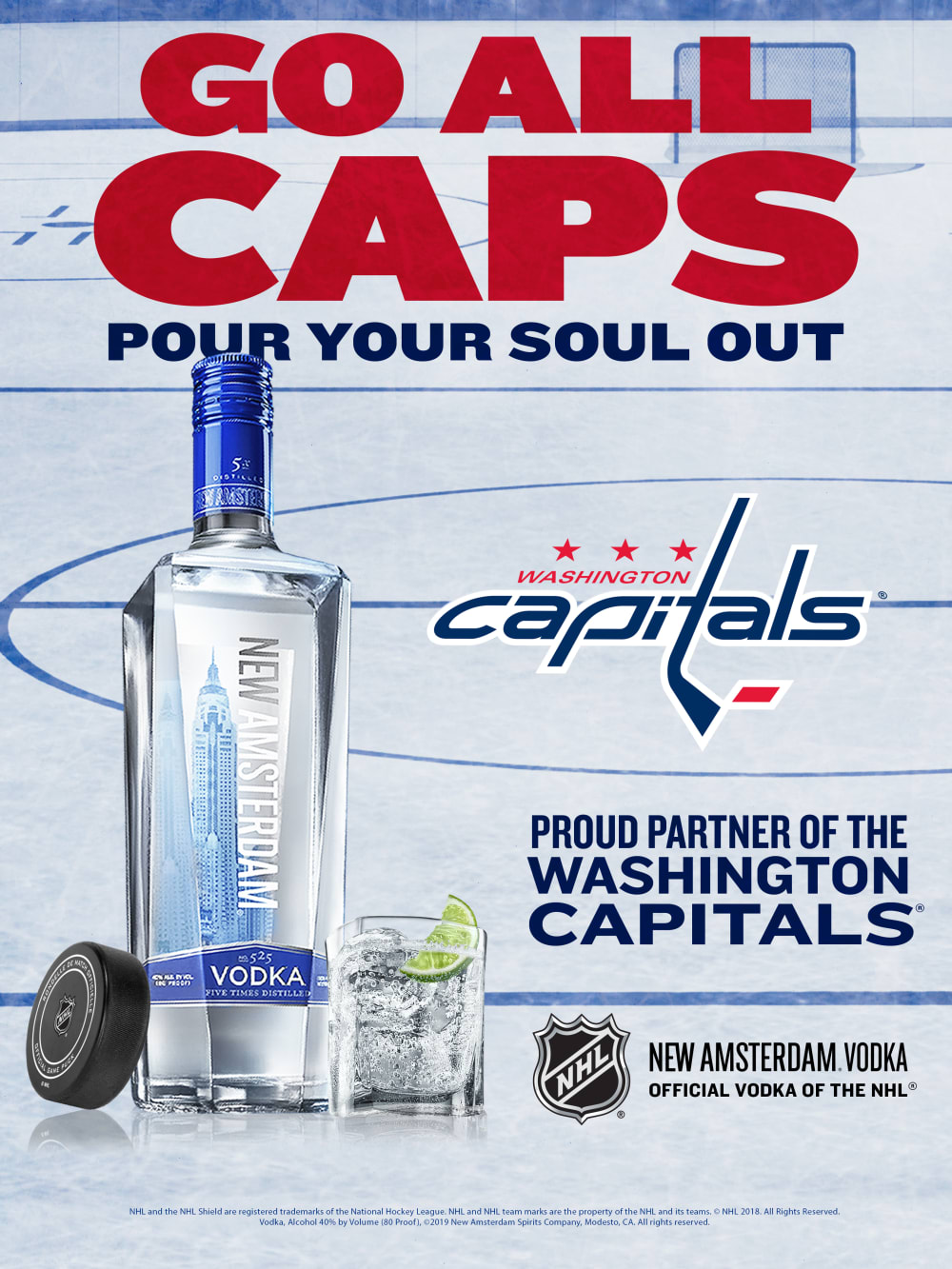 NAV Local NHL WashingtonCaptials 18x24