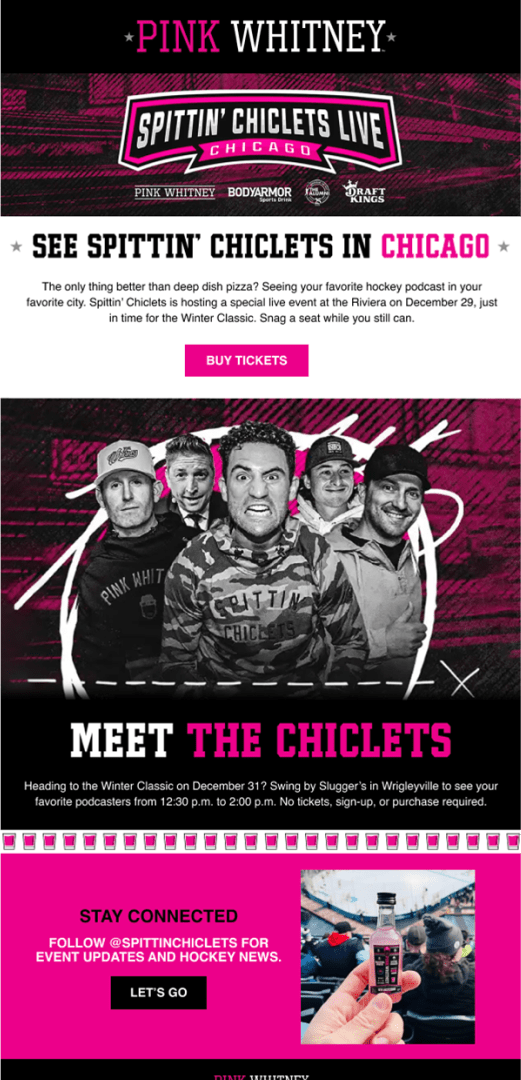 pink whitney email