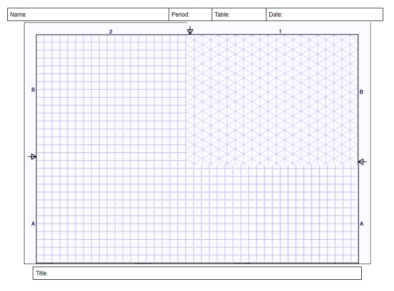 orthographic grid paper