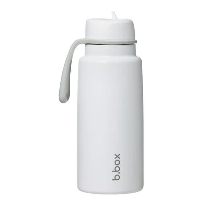 B.BOX Insulated Flip Top Bottle 1ltr White Out