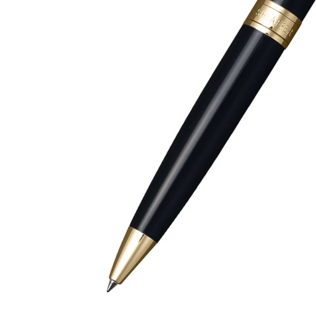 Sheaffer Select Item 328	 300 Etched Matt Black/Gloss Cap/Gold Ballpoint Pen