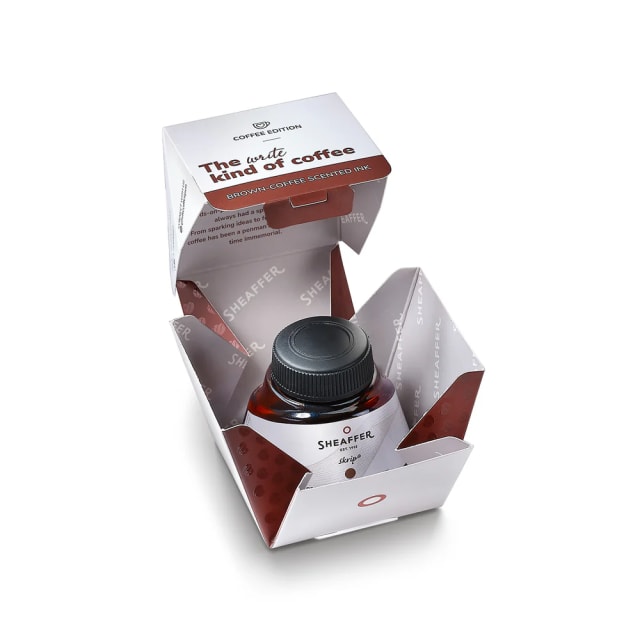 Sheaffer Skrip Fountain Pen Ink Bottle Brown Coffee Scnt 50ml