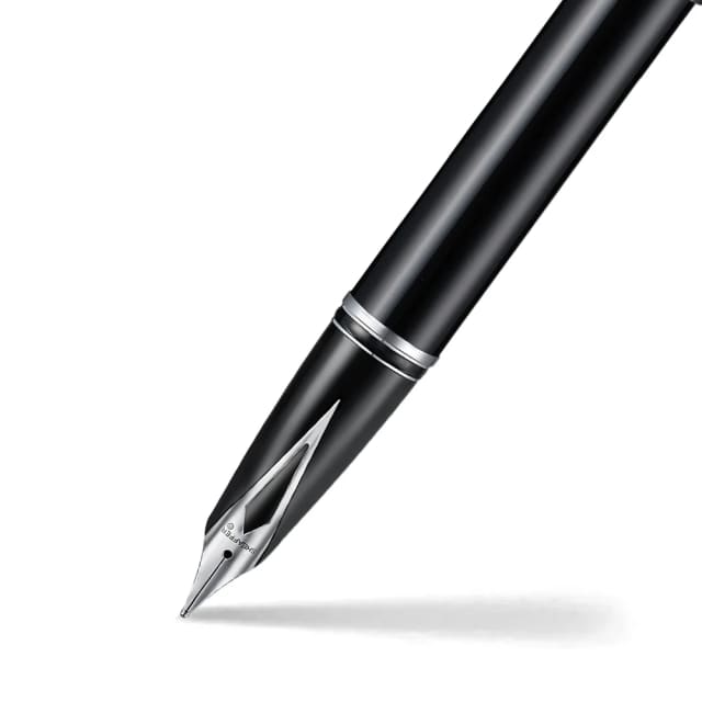 Sheaffer Legacy Black/Chrome Trim Fountain Pen Broad