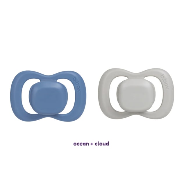 B.BOX Pacifier Silicone 2 Twin Asst-4 SRT-6M+