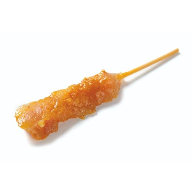 Satay chicken skewer