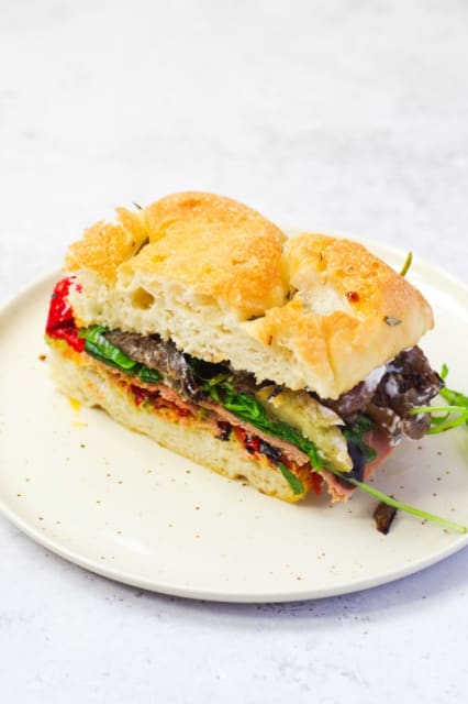 Focaccia (mixed fillings vegetarian)
