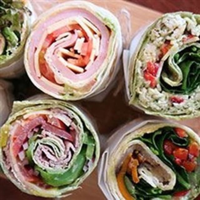 Wraps (mixed fillings with meats)