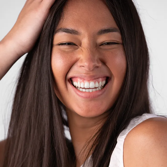 Portrait of a woman smiling