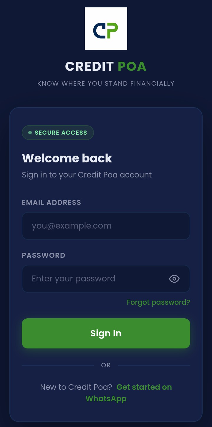 Credit Poa