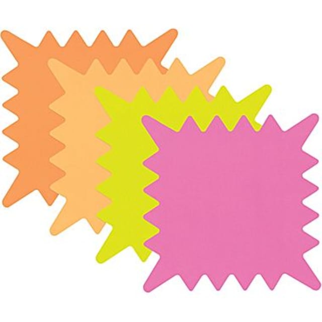 5" Starburst Assorted Colors
