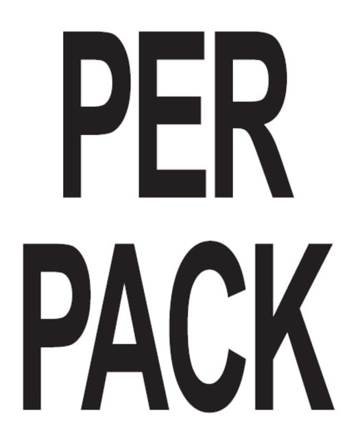 Cigarette Cigar 5" PER PACK LABEL SHEET