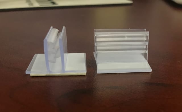 1" long PVC Price Tag Gripper