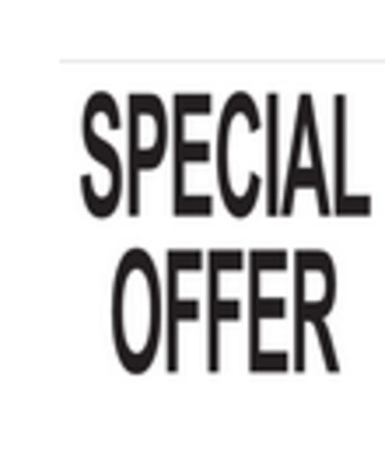 1&2" SPECIAL OFFER LABEL SHEET