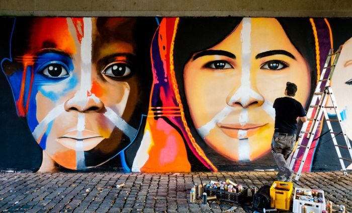 Artistas de Graffiti em Frankfurt