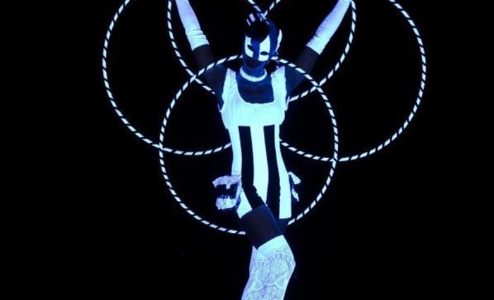UV & Blacklight Hula Hoop Show