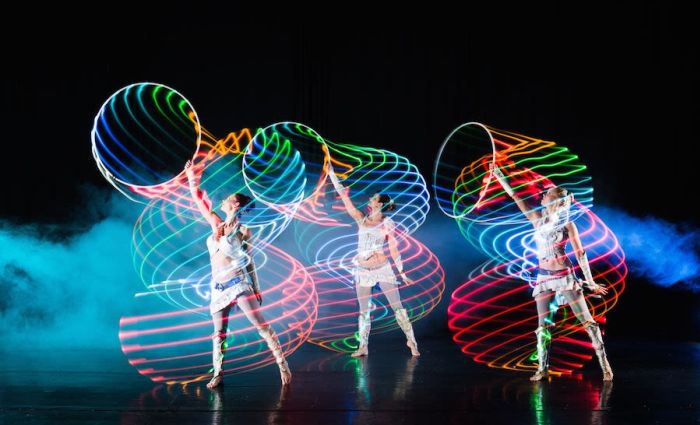LED Hula Hoop Performance