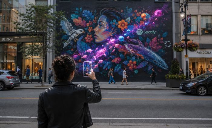Augmented Reality Graffiti
