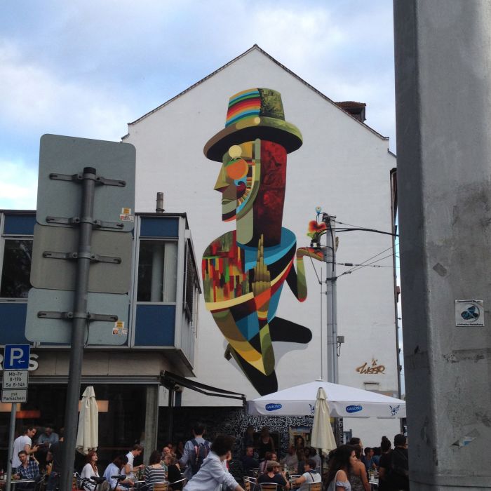 Outdoor Graffiti Mural by WESR