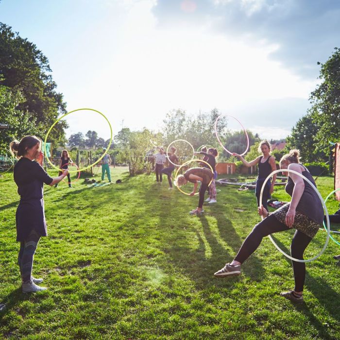 Hula Hoop Workshop von Kristin Lahoop