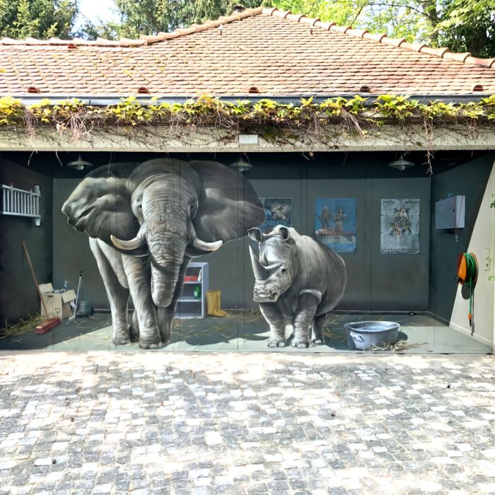Spraypainting Optical Illusions von Mario Winkler