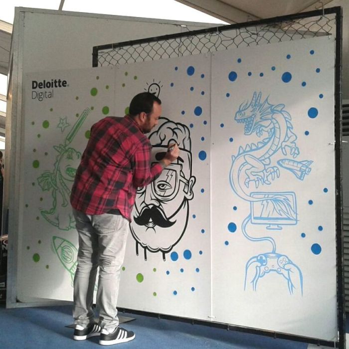 DELOITTELive Paintingby Vitó Julião