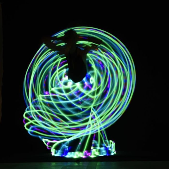 Hula Hoop and LED Hoop Shows by Nina Hula