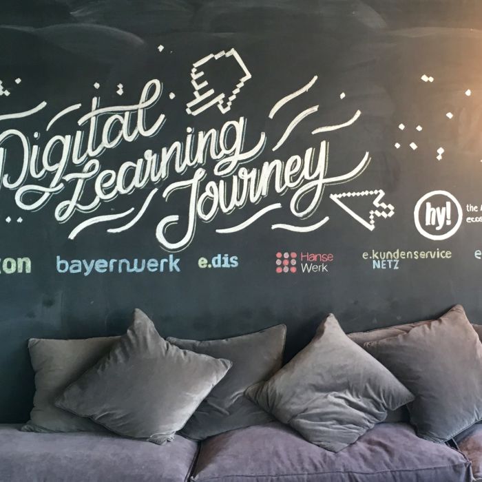 Chalk mural por Vikunia