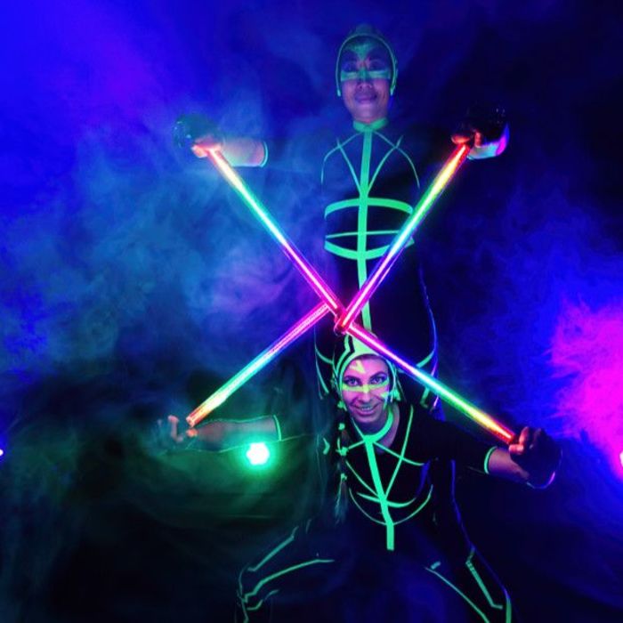 LED-Shows / Lichtshows von Kungfire Performances