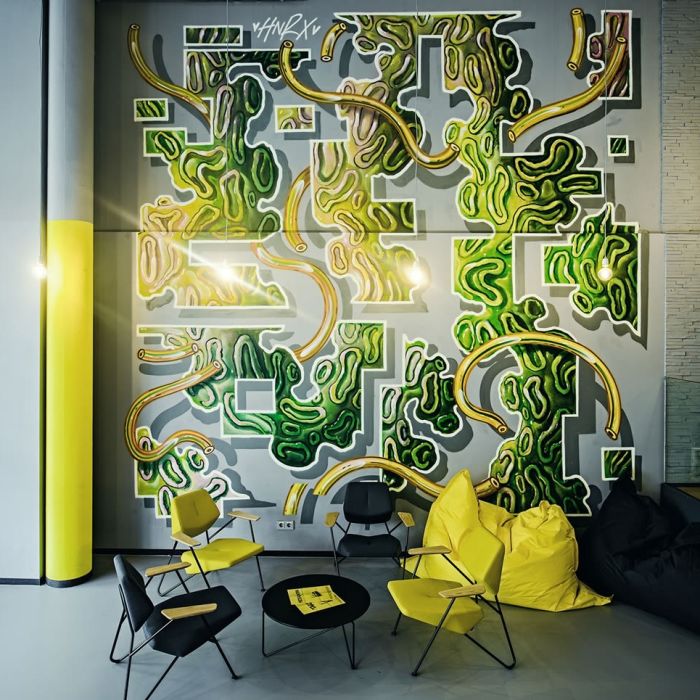 Comic & surreal wall painting por HNRX