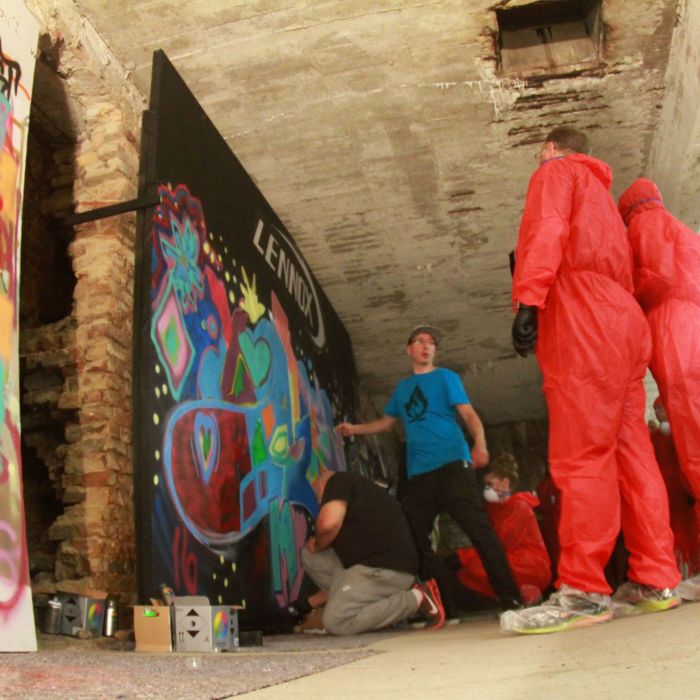 XXL painting session: Graffiti and Street-Art von 5-Points
