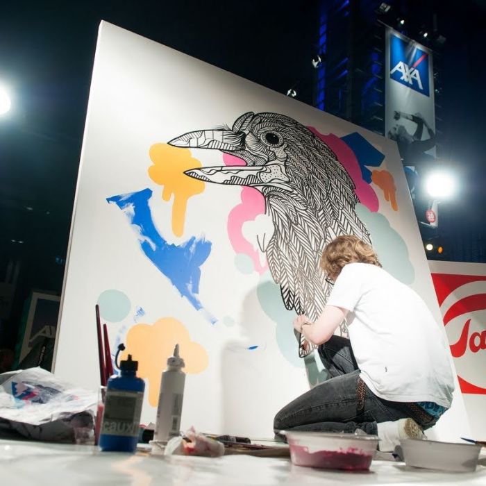 Live-Painting for your event by Casiegraphics