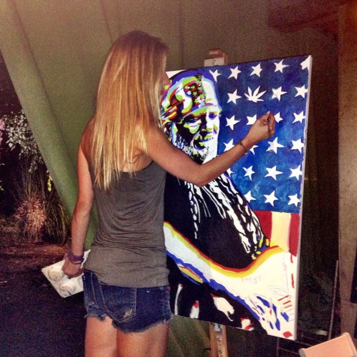 Live Painting for Concerts, Festivals & Events by erica arndts