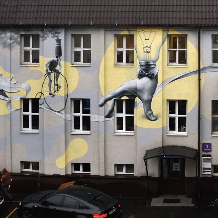 Exterior murals por Hoodo