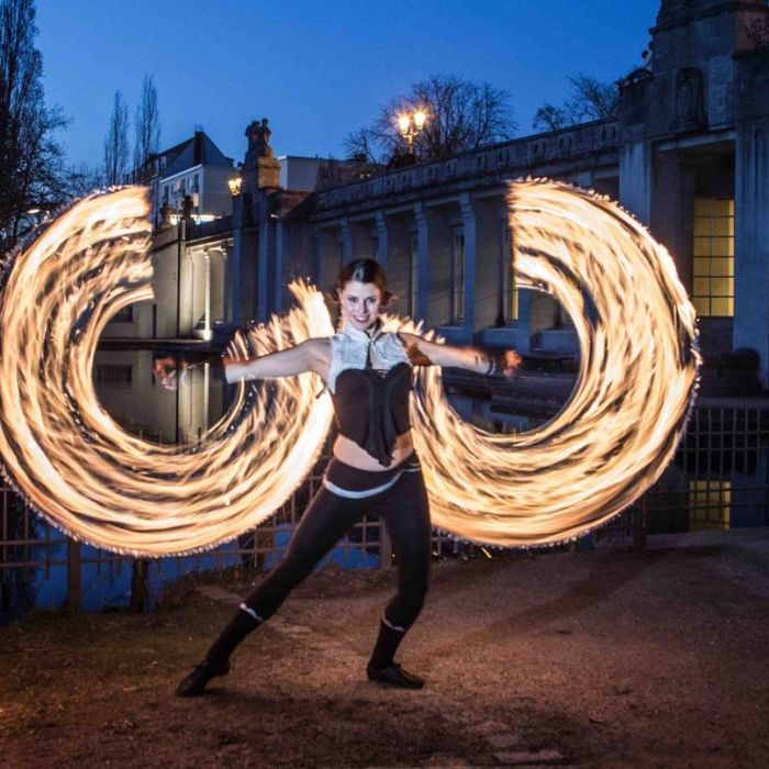 Solo Feuershow "STARDUST" by Spherina