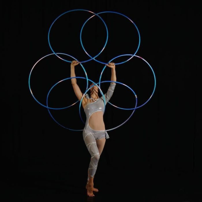 Glamour & Glitter Hula Hoop Show por Lisa Looping