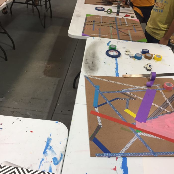 Tape Art Workshop by Katelyn Liepins