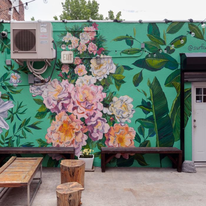 Floral and Botanical Mural Artist by Surface of Beauty