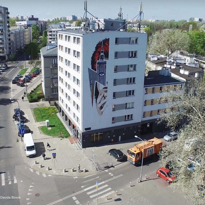 Street Art Wandmalerei Aussen by Dawid Celek