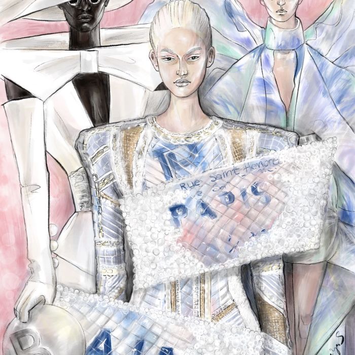 Digital Fashion Illustrations by Zhenya Stoyanova
