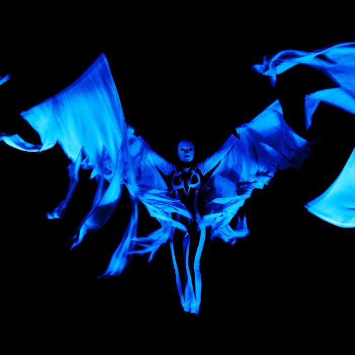 UV SHOW BLUE IlLUSION by ILUSIAS | UV LIGHT & FIRE SHOW
