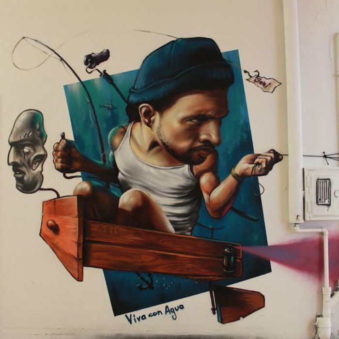 Graffiti Charakterdesign by old ego "Hifi" by Denis Klatt
